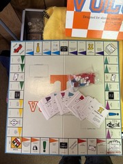 VOLOPOLY University of Tennessee Volunteer Monopoly Late For The Sky Board Game