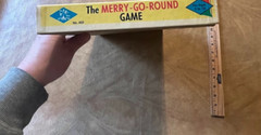 Vintage The “MERRY-GO-ROUND” Board Game The Jessup Paper Box Co. Tee Pee Toys