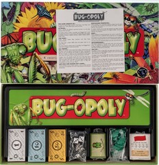 Bug-opoly Late for the Sky Bug Monopoly Unplayed Some Parts Sealed Complete