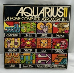 1973 Aquarius II Home Computer Astrology Kit by Riess Games Complete Great Cond