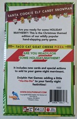 Santa Cookie Elf Candy Snowman Card Game Taco Cat