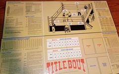 Vintage TITLEBOUT Professional Boxing Game Avalon Hill Ali Louis Marciano Holmes