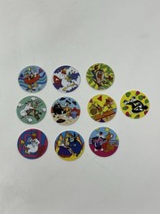 Lot Of 10 Pogs Tazos 1995 Looney Tunes Vintage Chetoos Sabritas