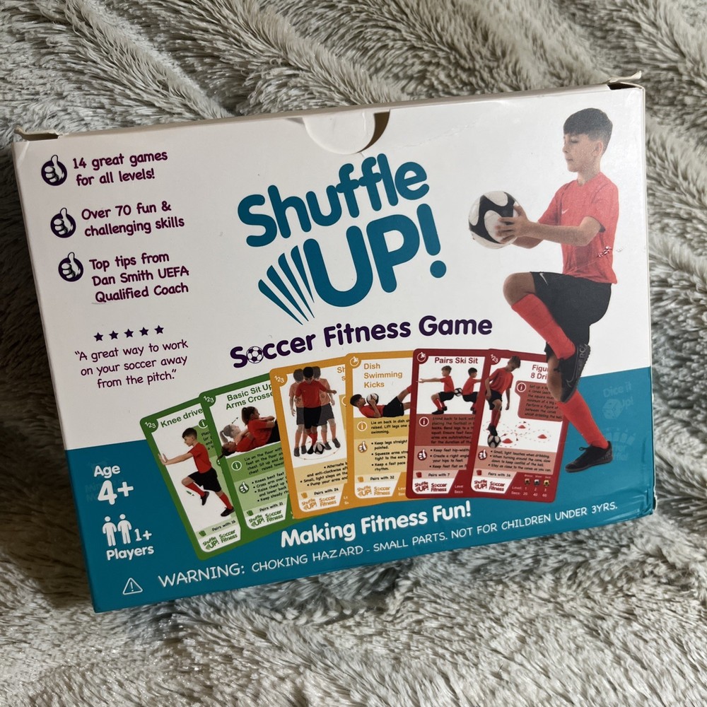 Shuffle Up Soccer Fitness Game for Kids Aged 4+ 14 Great Games