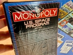 Monopoly “US SPACE PROGRAM” Board Game FACTORY SEALED W/ PEWTER TOKENS!
