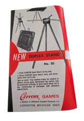 Vintage 1967 Carrom Rules For No. 50? Carrom Game Board