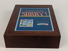 SORRY! Vintage Game Collection – Wooden Wood Box Bookshelf Edition Board Game⬅️