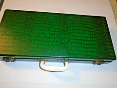 Vintage Mah Jongg MAH-JONGG set includes 152+7 tiles Case and 4 playing trays