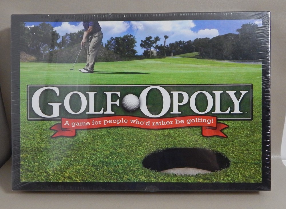 New Golf-opoly Monopoly Late For The Sky Ages 8+ | 2-6 players Golf Board Game
