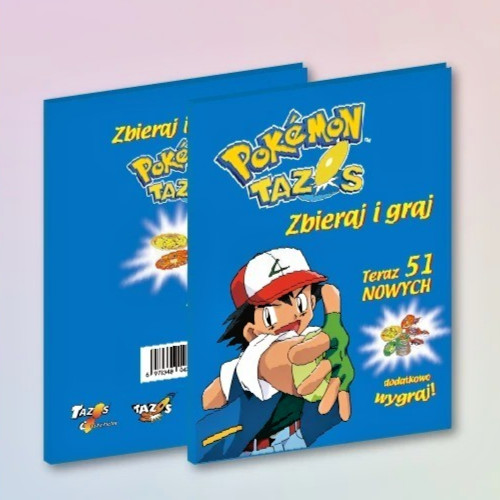 Polish Version Pokemon Tazos Set 1 (Complete 51/51) + Album (See the photos)