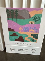 Lot Of 2! California And San Diego Adventure Bucket List: 50 Scratch-Off Cards