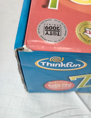 Zingo! Bingo with a Zing Thinkfun ages 4+ 2-6 plyrs ’09 complete box has damage