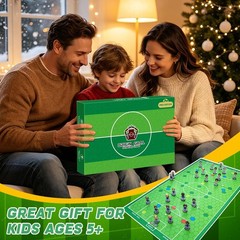 Tactical Soccer Board Game with Formations and Player Stats for Sports Fans