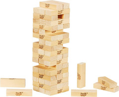 Hasbro Gaming Jenga Wooden Blocks Stacking Tumbling Tower Game | Party Games for