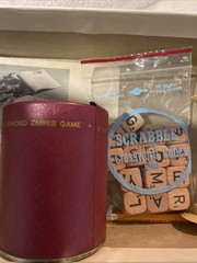 Vintage Scrabble Crossword Cubes Game. No 93 By Selchow & Righter Co.