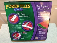 MasterPieces 2005 Poker Tiles Board Game – 100% Fully Complete – See Pics