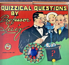 Quizzical Questions by Radio’s Professor Quiz Vintage 1930-1940 Era Game J Mar