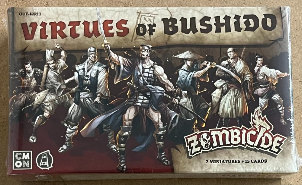 Virtues of Bushido (Kickstarter) Zombicide: White Death Green Horde Black Plague