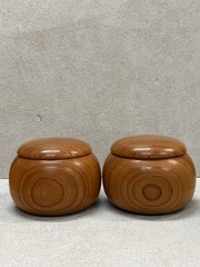 Hyuga Clam Go Stones Size32 180pcs Nachiguro 180pcs & Go Bowls IGO Game Japan