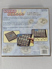 Word Search Board Game by Pressman Wooden Tiles Ages 8+ Pre-owned