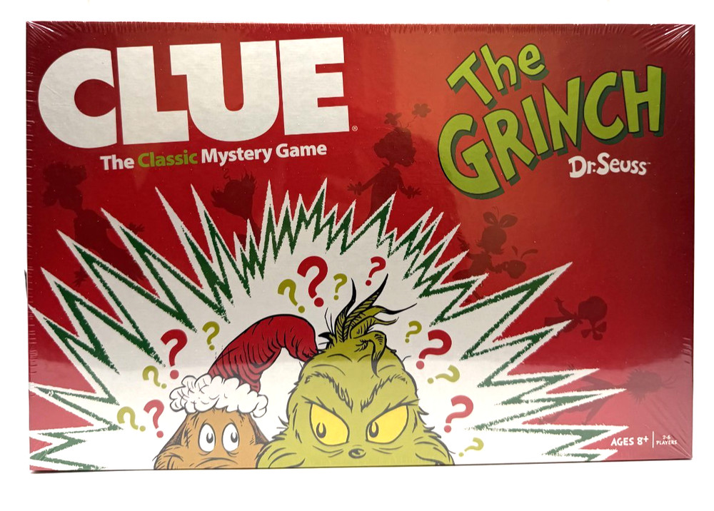 CLUE: How the Grinch Stole Christmas Board Game – New Sealed