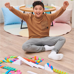 Spin Master Games, Lily Hevesh H5 Domino Creations 100-Piece Neon Dominoes Set,