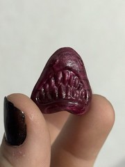 GOGO’S Rare Vintage Maroon Toothpaste JAWS CRAZY BONES Classic Original 1996 1″