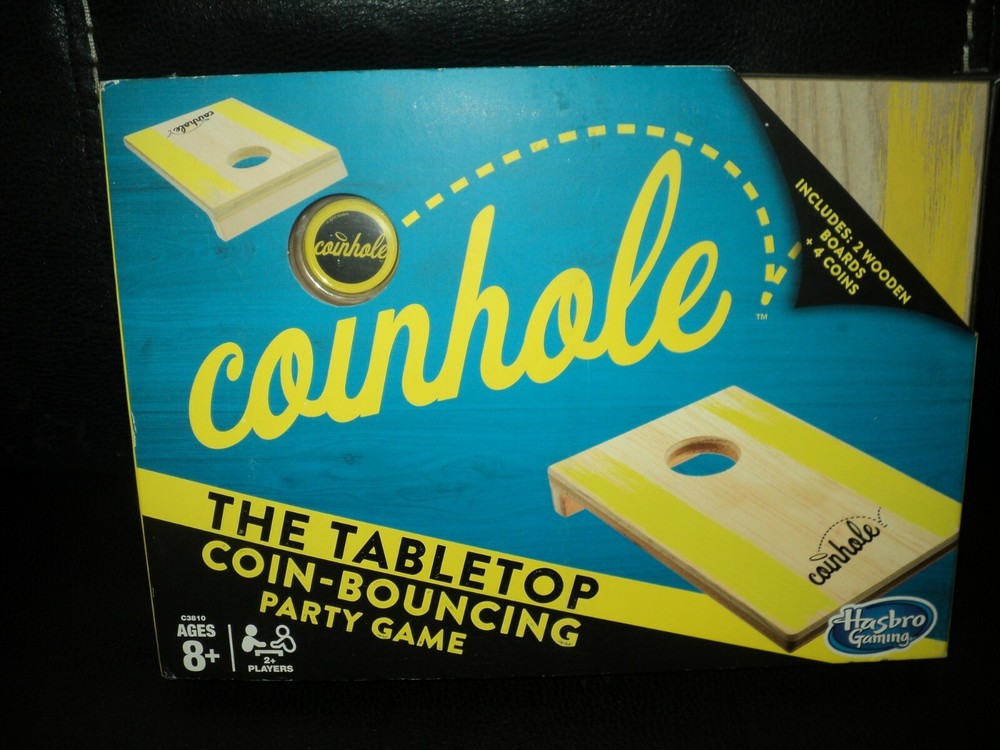 Hasbro Coinhole The Tabletop Coin-Bouncing Party Game ages 8+ SEALED NEW