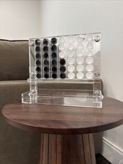 Connect Four Acrylic Table Top Luxurious Game Perfect For Coffee Table Decor