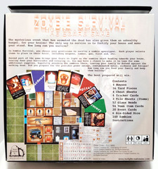 Zombie Survival Board Game Twilight Creations Apocalyptic 1-4 Players Used