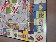 Monopoly The Simpsons Board Game 2001 Preowned Complete