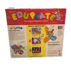New and Sealed! Eduplates Mixed Up Barnyard Educational Game Party Kit Rare