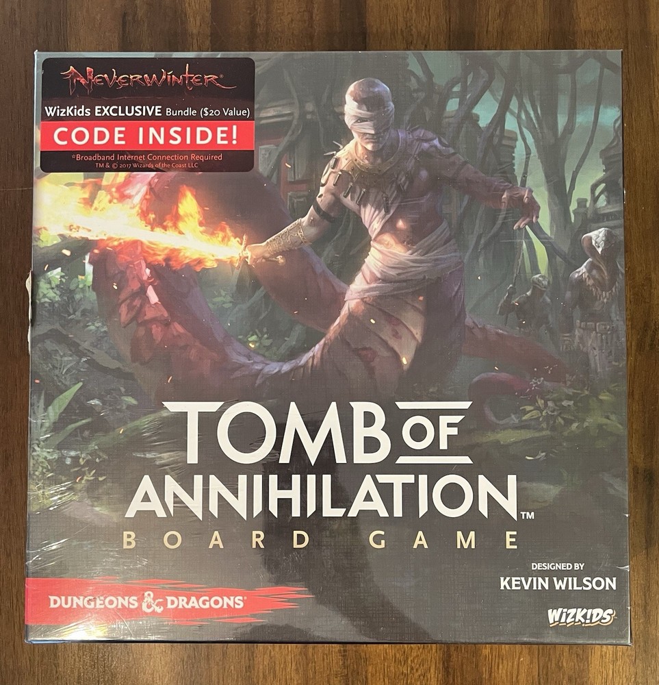 Dungeons and Dragons Tomb of Annihilation Board Game NEW SEALED