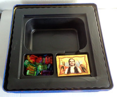 The Wizard Of Oz Trivia Game in Tin Box 1999 Pressman Toy Corporation