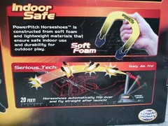 POWER PITCH CATAPULT LAUNCHED HORSESHOES 2005 BY MONKEY BUSINESS SPORTS