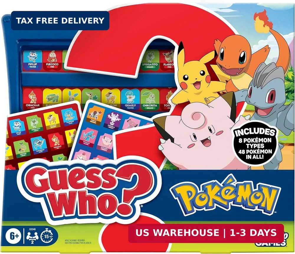 Pokémon Edition Game | 48 Pokémon | Fun Kids Board Games for Families