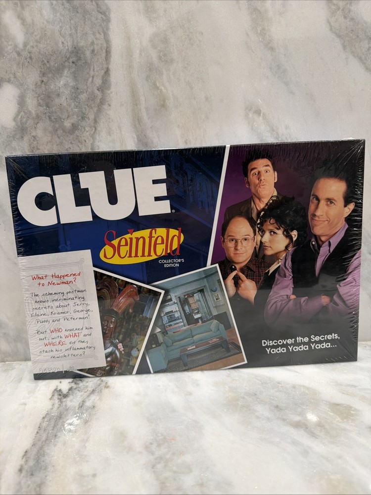 CLUE Seinfeld WB 2020 Edition Board Game USAopoly Hasbro NEW