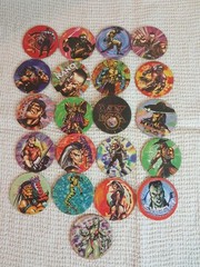 1995 Mortal Kombat Dunkin Super Cap Tazos Caps Chip Chips Vintage
