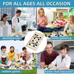 Fast Sling Puck Game – 2 in1 Chess Board and Desktop Battle Super Winner Game