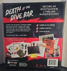 Hunt a Killer. Death at a Dive Bar Game. Immersive Murder Mystery Exp. Brand New