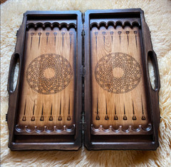 Exclusive BACKGAMMON – Armenia – Large Wooden – BOARD SET GAME – Nardy Wood