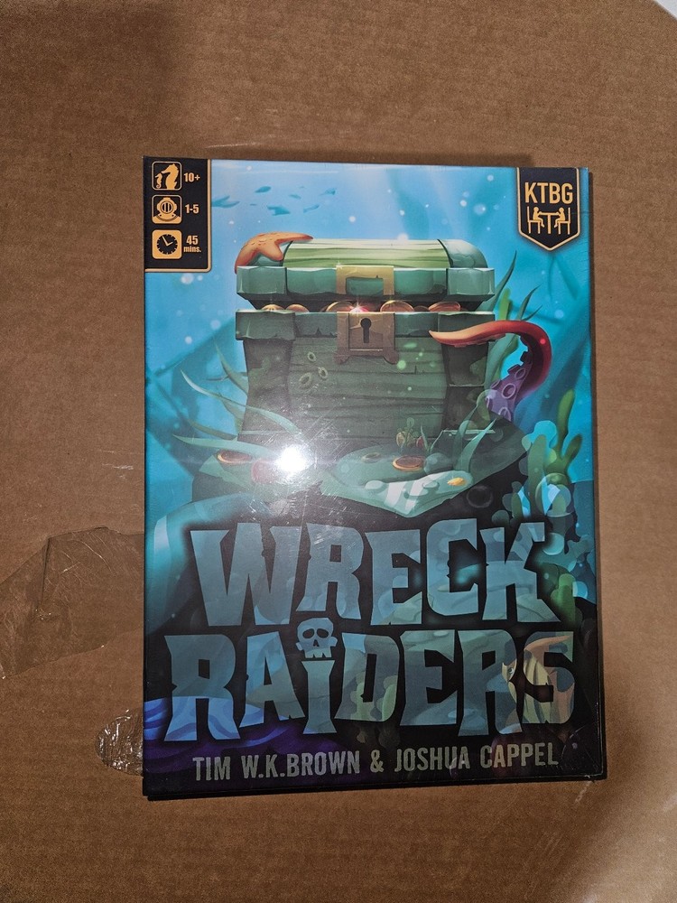 Wreck Raiders KTBG Board Game 1-5 Players Ages 10+ Cardboard 2019