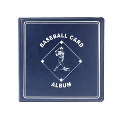 BCW Supplies Baseball 3″ Album – Blue | Premium Durable Binder Single,