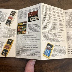 VINTAGE COLECO INDUSTRIES INC TOYS / GAMES CATALOG HANDHELD GAMES 1980