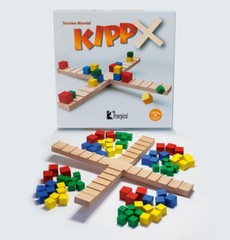 Kipp X Franjos Spieleverlag Holzspielzeug Familienspiel Legespiel Strategiespiel