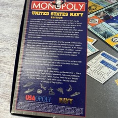 Monopoly United States Navy Edition Complete Parker Brothers 2000 Board Game