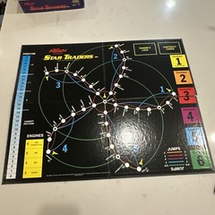 Star Traders Board Game Isaac Asimov Steve Jackson Games 1987 Complete unpunched