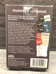 Professor Puzzle Murder at the Manor Board Game Crime Theme Ages 8+ 4 Players