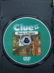 Clue II 2 Murder In Disguise DVD of VHS Tape Board Game