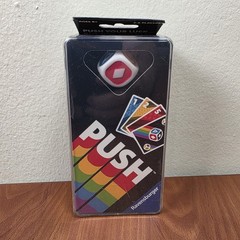 Ravensburger PUSH Card Game Complete in Travel Case Dice Game Family Party Game